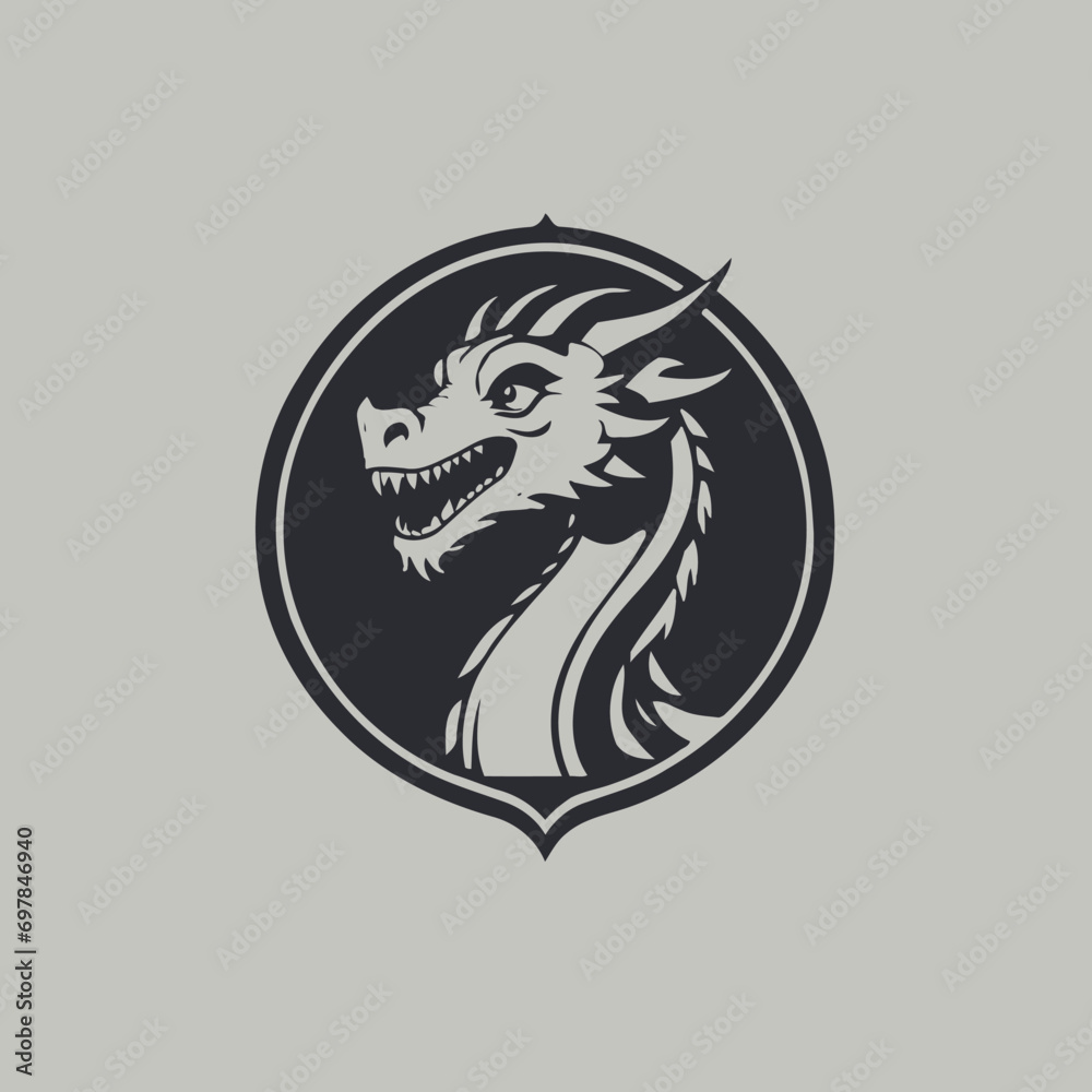 Dragon Logo EPS Format Design Very Cool Dragon Logo EPS Format Design Very Cool