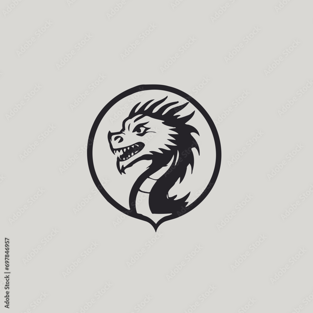 Dragon Logo EPS Format Design Very Cool Dragon Logo EPS Format Design Very Cool