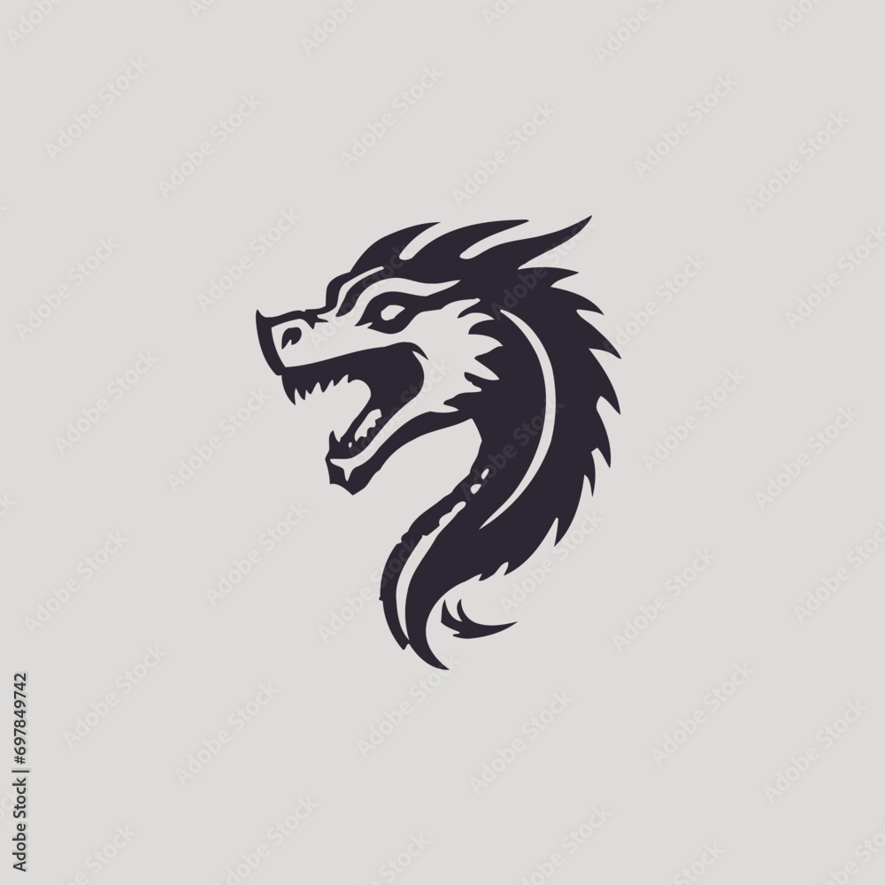 Dragon Logo EPS Format Design Very Cool Dragon Logo EPS Format Design Very Cool