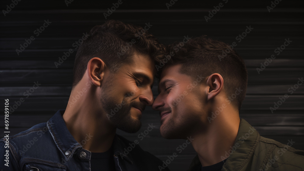 Obraz premium Love is Love: A Gay Couple’s Story of Romance and Acceptance