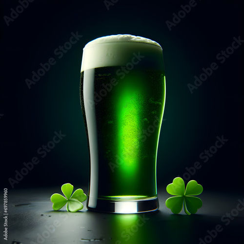 St Patrick's day green beer