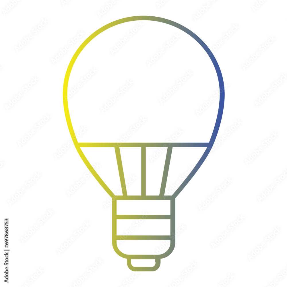 Obraz premium led lamp icon