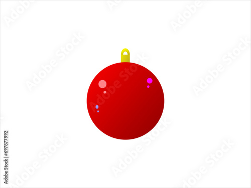 red christmas balls