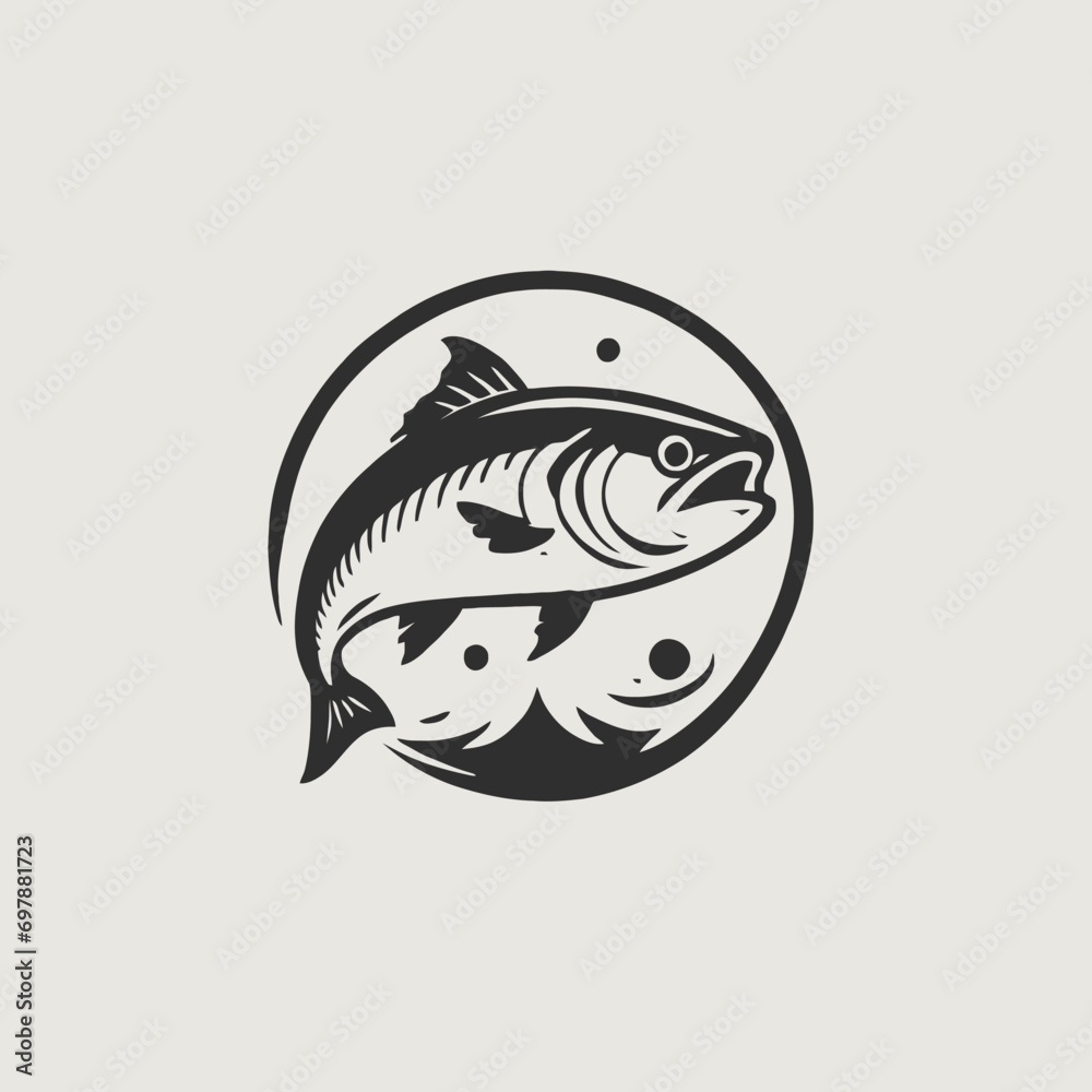 Obraz premium Fish Logo EPS Format Design Very Cool