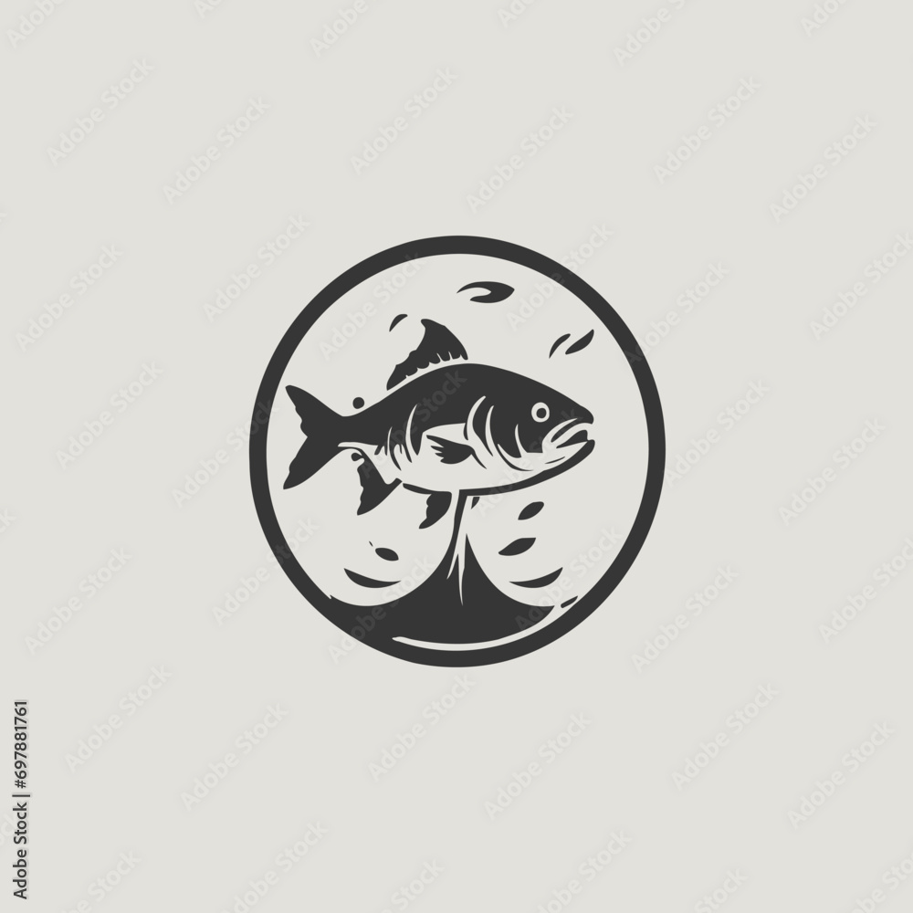 Obraz premium Fish Logo EPS Format Design Very Cool