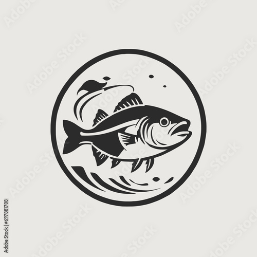 Fish Logo EPS Format Design Very Cool