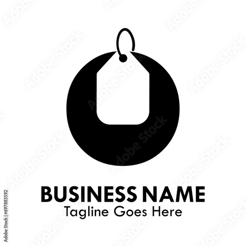 o Price letter design logo template illustration
