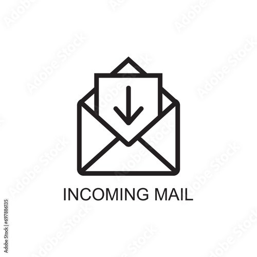 incoming mail icon , mail icon