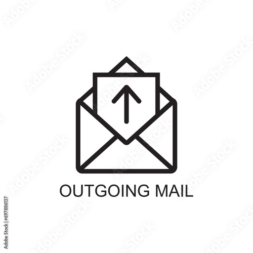outgoing mail icon , email icon photo
