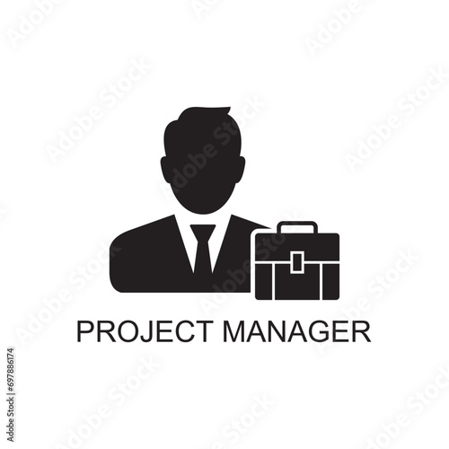project manager icon , management icon