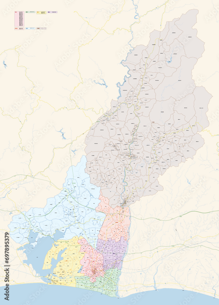 Naklejka premium 静岡県／浜松市