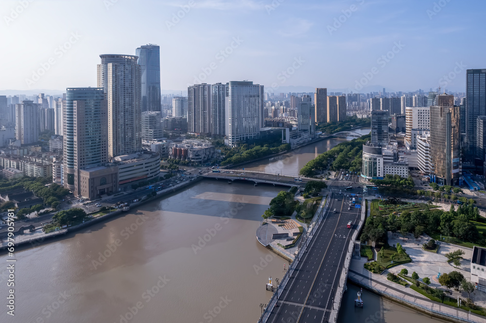 Aerial Photography of Ningbo Old Town Impression