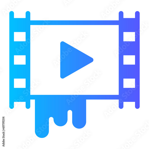 thriller gradient icon