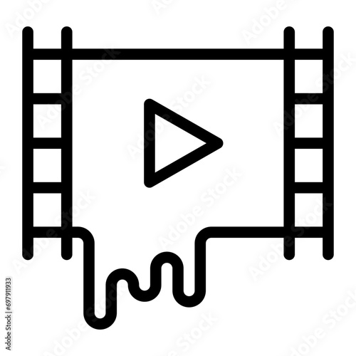 thriller line icon