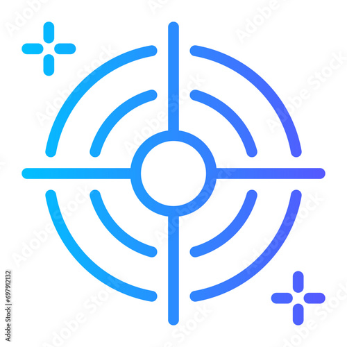 action gradient icon