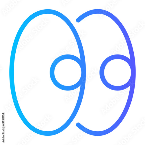 cartoon gradient icon