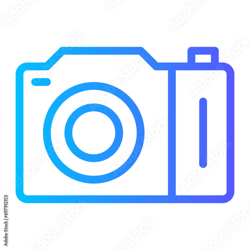documentary gradient icon