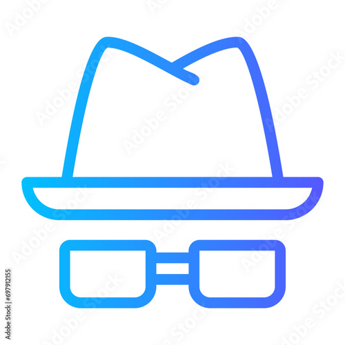 detective gradient icon