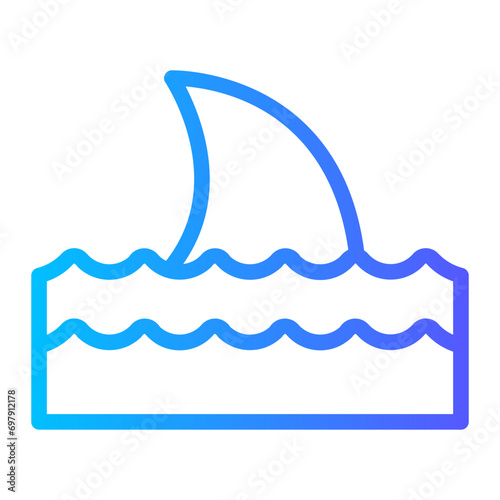 shark gradient icon