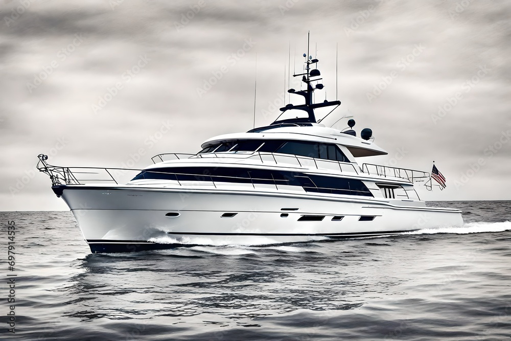 luxury yacht in the sea luxury yacht in the sea