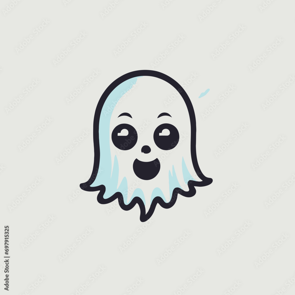Cute Ghost Logo EPS Format Design Very Cool Cute Ghost Logo EPS Format Design Very Cool