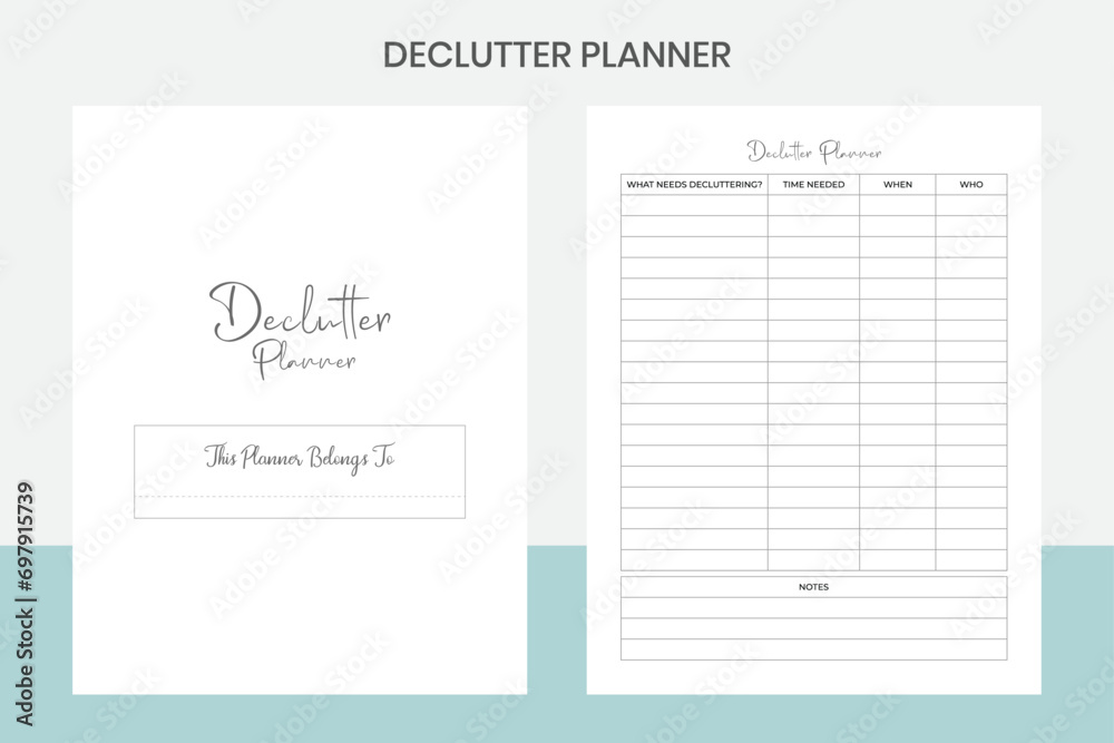 Declutter Planner Kdp Interior Declutter Planner Kdp Interior