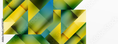 Captivating vector abstraction. Triangles interlock in mesmerizing dance, crafting dynamic geometric backdrop. Fusion of shapes and angles creates artful symphony of modern design