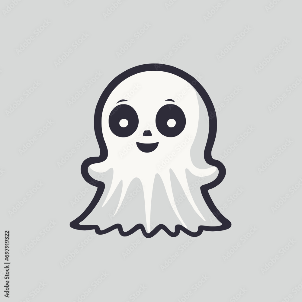Cute Ghost Logo EPS Format Design Very Cool Cute Ghost Logo EPS Format Design Very Cool