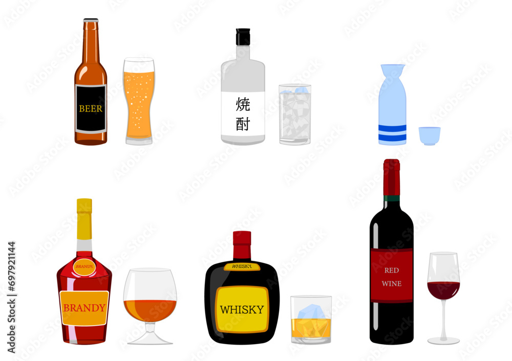 いろんな種類のお酒 いろんな種類のお酒