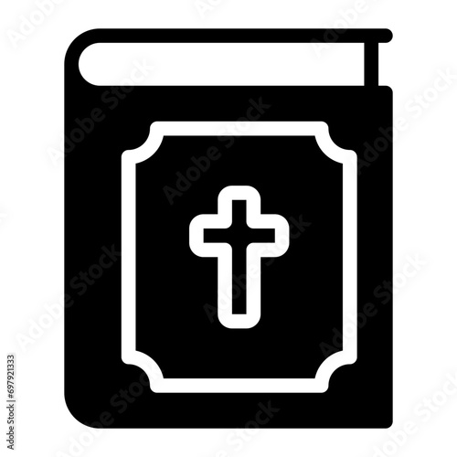 bible glyph icon