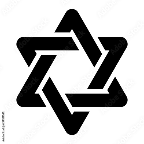 jewish glyph icon photo