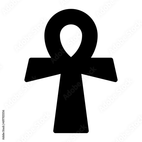 ankh glyph icon
