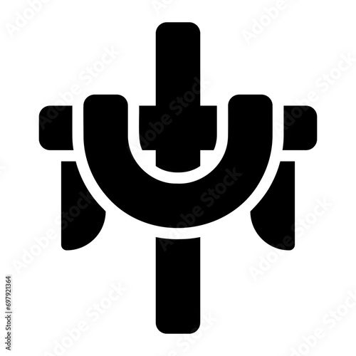 cross glyph icon