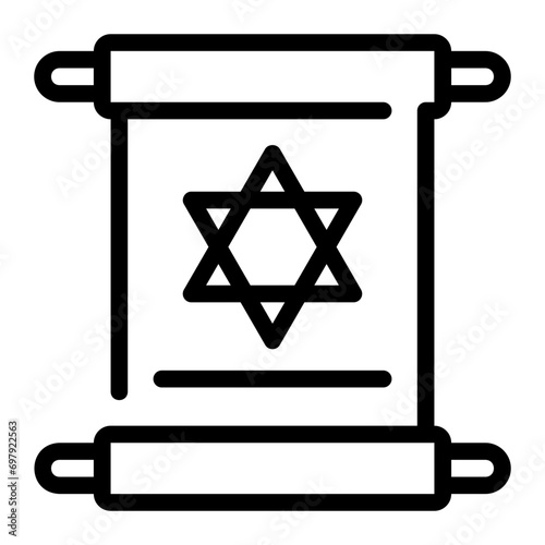 torah line icon