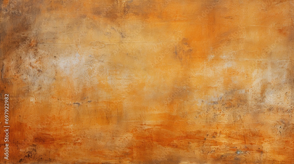 Orange grunge texture. Generative AI