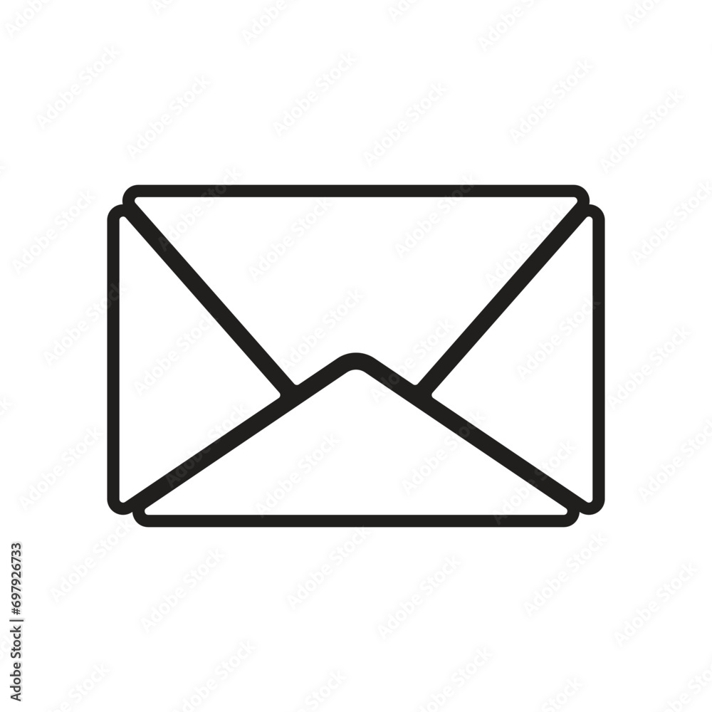 email envelope icon vector illustration. email envelope icon vector illustration.
