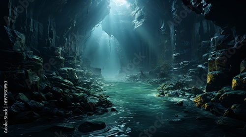 a beautiful and haunting ice cave