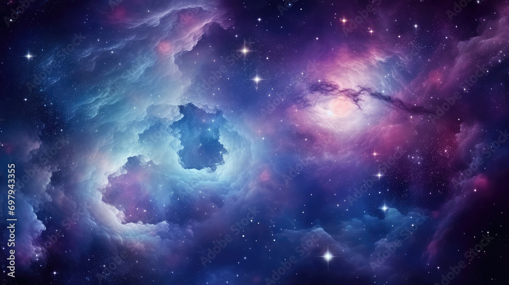 deep space nebula star sci-fi background material