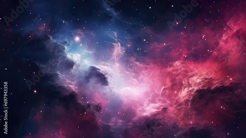 deep space nebula star sci-fi background material photo