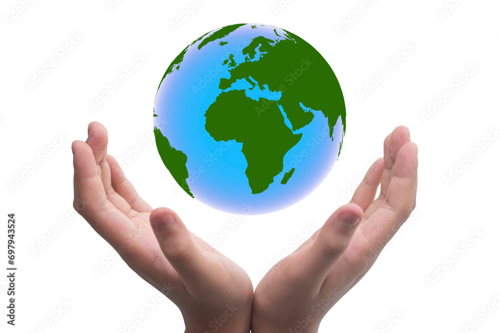 Hand holding the earth. Globe ,earth in human hand, holding our planet glowing, World Earth Day Concept. Green Energy, Environmental protection concept. Hand holding the earth. Globe ,earth in human hand, holding our planet glowing, World Earth Day Concept. Green Energy, Environmental protection concept.