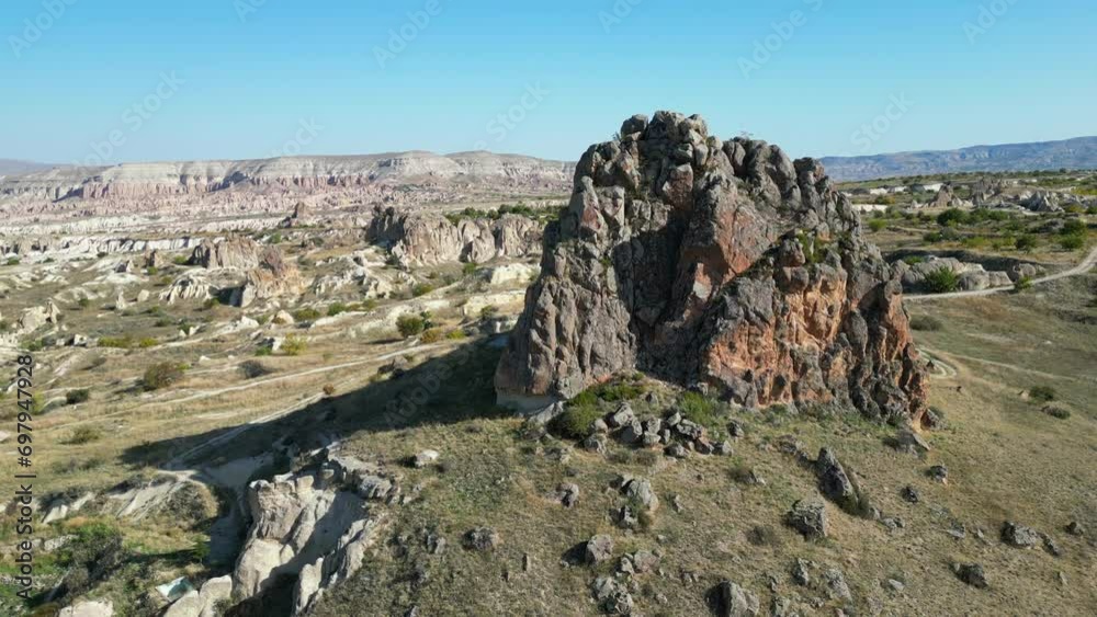 Göreme is a town in the Cappadocia region of central Turkey. Just east of town is the Göreme Open Air Museum, with cave churches and frescoes from the 10th to 12th centuries. 