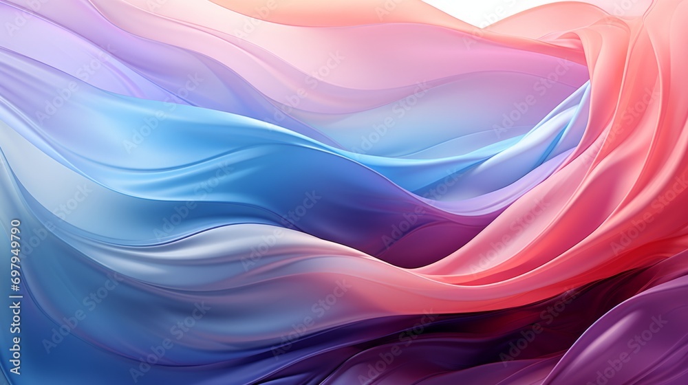 Vibrant red and blue silk fabric seems to be dancing in the wind, creating an elegant and fluid spectacle. Purple hues add depth and charm to this dynamic display Vibrant red and blue silk fabric seems to be dancing in the wind, creating an elegant and fluid spectacle. Purple hues add depth and charm to this dynamic display
