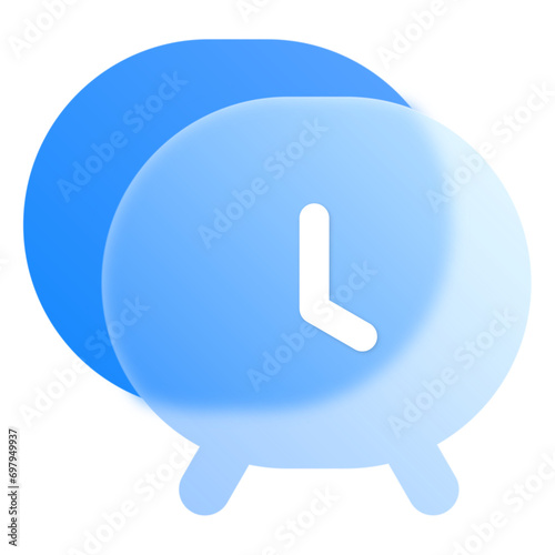 Time Glassmorphism Frosted UI Icon Sign and Symbol Design Illustrator Png Svg	