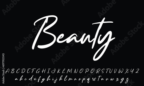 Signature Font Calligraphy Logotype Script Brush Font Type Font lettering handwritten photo