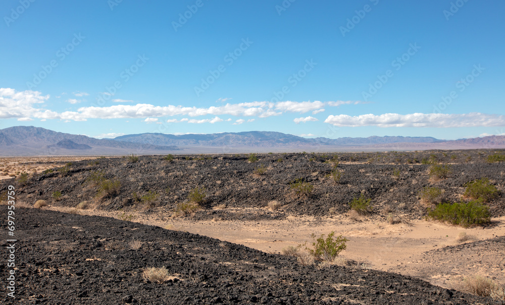 Cleghorn dry lake in the Mojave desert in California United States