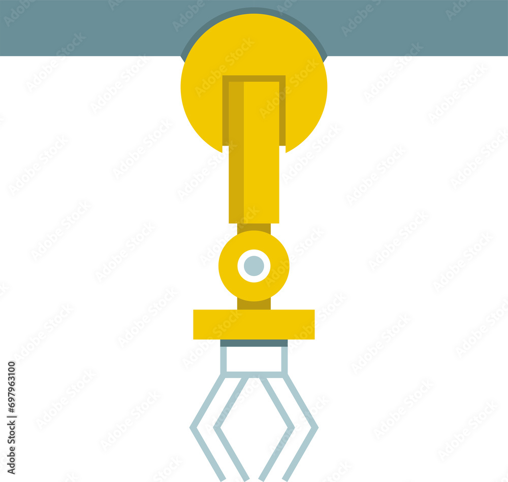 Manufacturing Robotic Arm Icon
