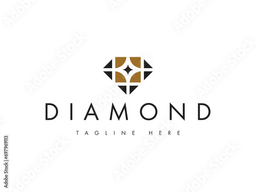 luxury diamond jewelry logo design