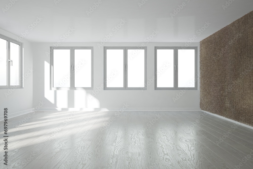 Fototapeta premium Modern interior design. 3D illustration