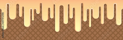 waffle vector background vector illustration