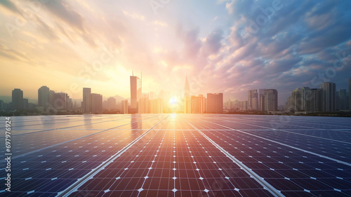 Modern Urban Development - Solar Power and Sustainability